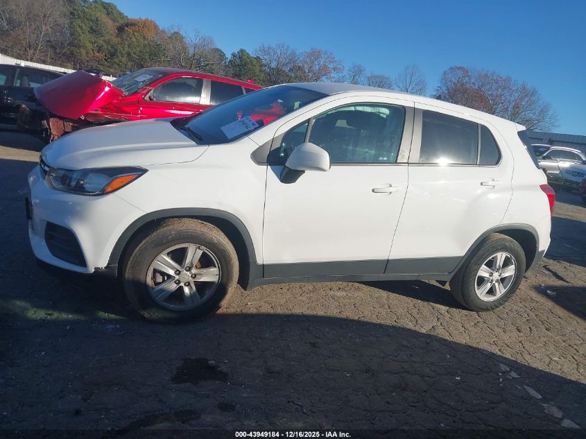 2022 Chevrolet Trax Fwd Ls VIN: KL7CJKSM6NB524168 Lot: 43949184