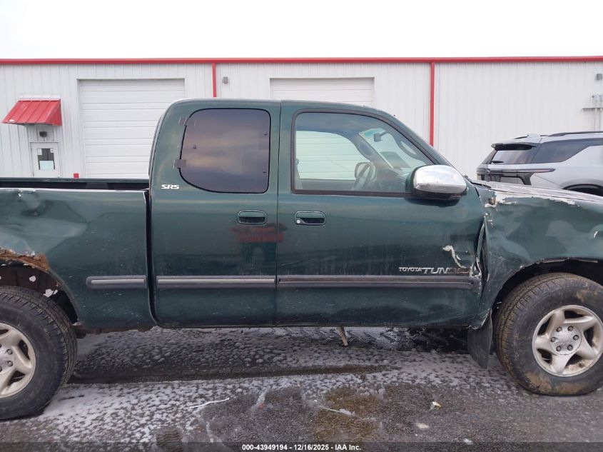 2000 Toyota Tundra Sr5 V8 VIN: 5TBBT4418YS120589 Lot: 43949194