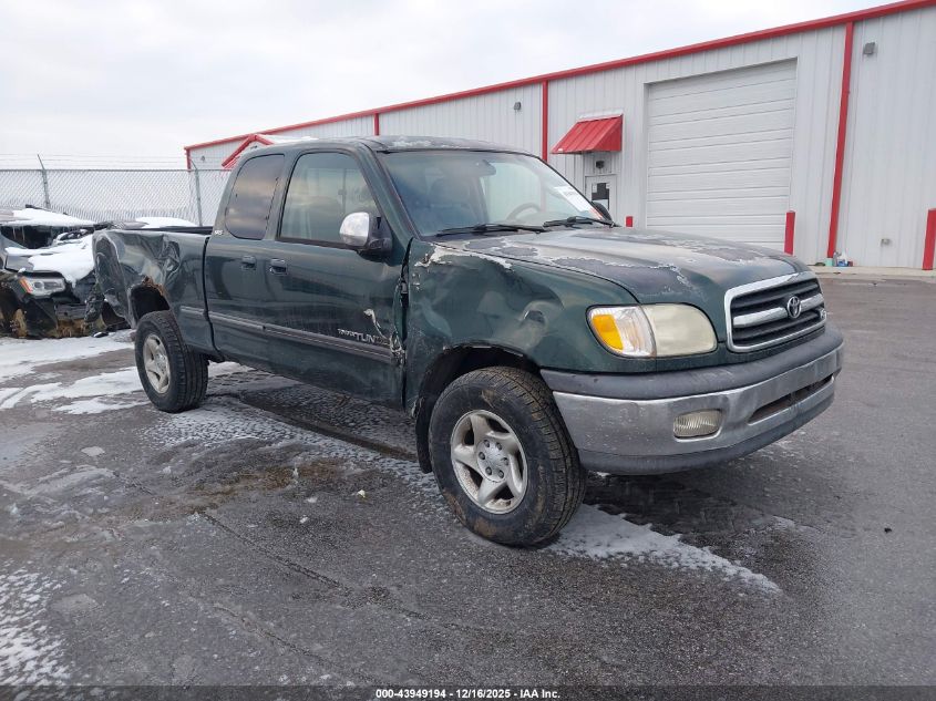 2000 Toyota Tundra Sr5 V8 VIN: 5TBBT4418YS120589 Lot: 43949194