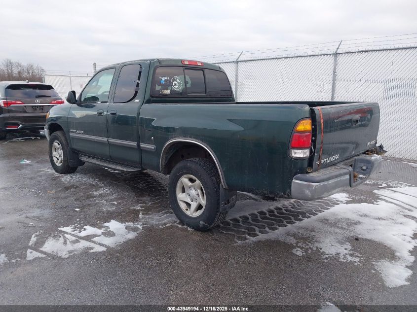 2000 Toyota Tundra Sr5 V8 VIN: 5TBBT4418YS120589 Lot: 43949194