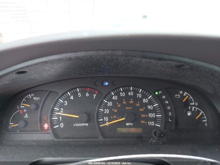 2000 Toyota Tundra Sr5 V8 VIN: 5TBBT4418YS120589 Lot: 43949194