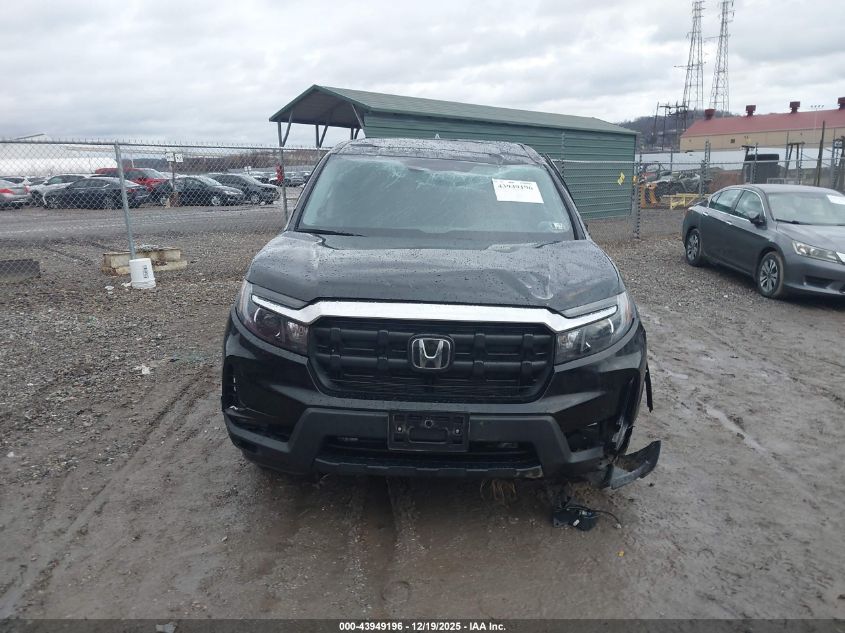 2025 Honda Ridgeline Rtl VIN: 5FPYK3F5XSB001489 Lot: 43949196