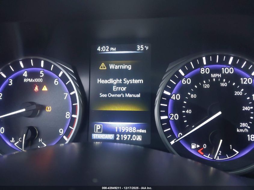 2015 Infiniti Q50 Sport VIN: JN1BV7AR1FM421732 Lot: 43949211