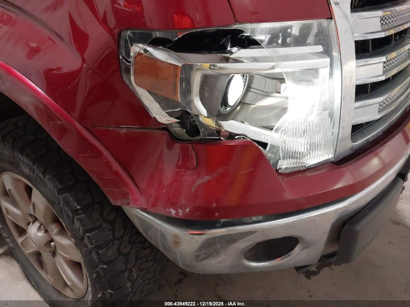 2014 Ford F-150 Lariat VIN: 1FTFW1ET4EFB61201 Lot: 43949222