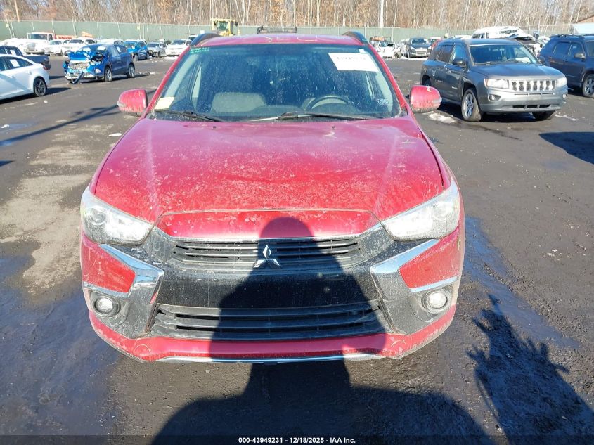 2017 Mitsubishi Outlander Sport 2.4 Sel VIN: JA4AR4AW1HZ045891 Lot: 43949231