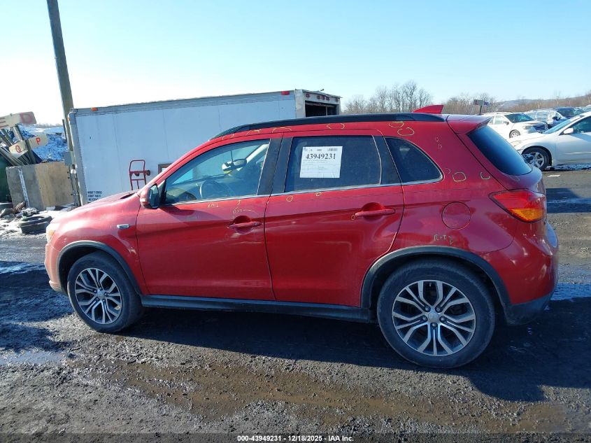 2017 Mitsubishi Outlander Sport 2.4 Sel VIN: JA4AR4AW1HZ045891 Lot: 43949231