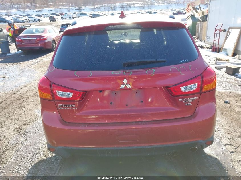 2017 Mitsubishi Outlander Sport 2.4 Sel VIN: JA4AR4AW1HZ045891 Lot: 43949231