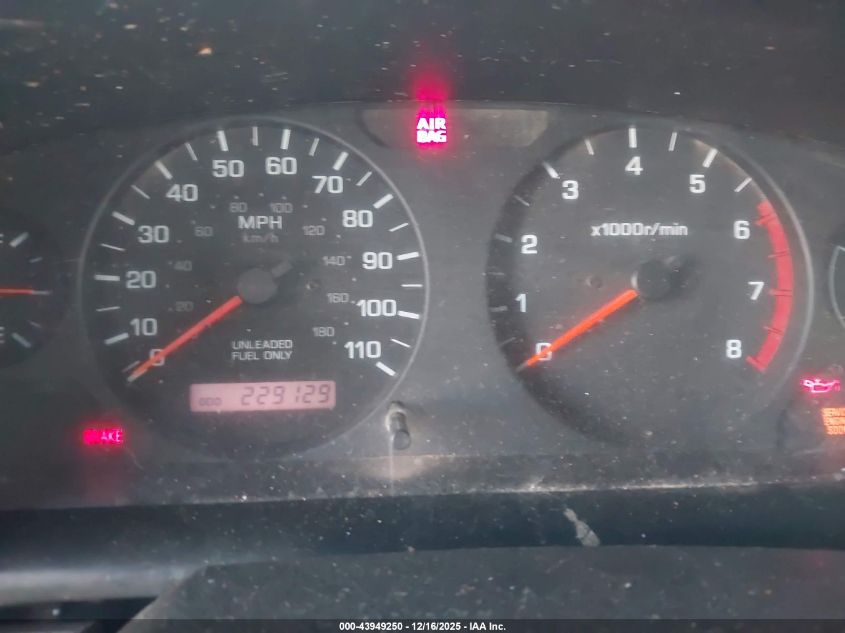 2000 Nissan Frontier Xe VIN: 1N6DD21S0YC367859 Lot: 43949250