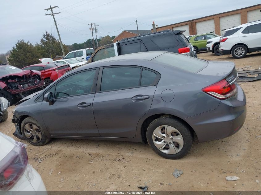 2015 Honda Civic Lx VIN: 2HGFB2F51FH536481 Lot: 43949252