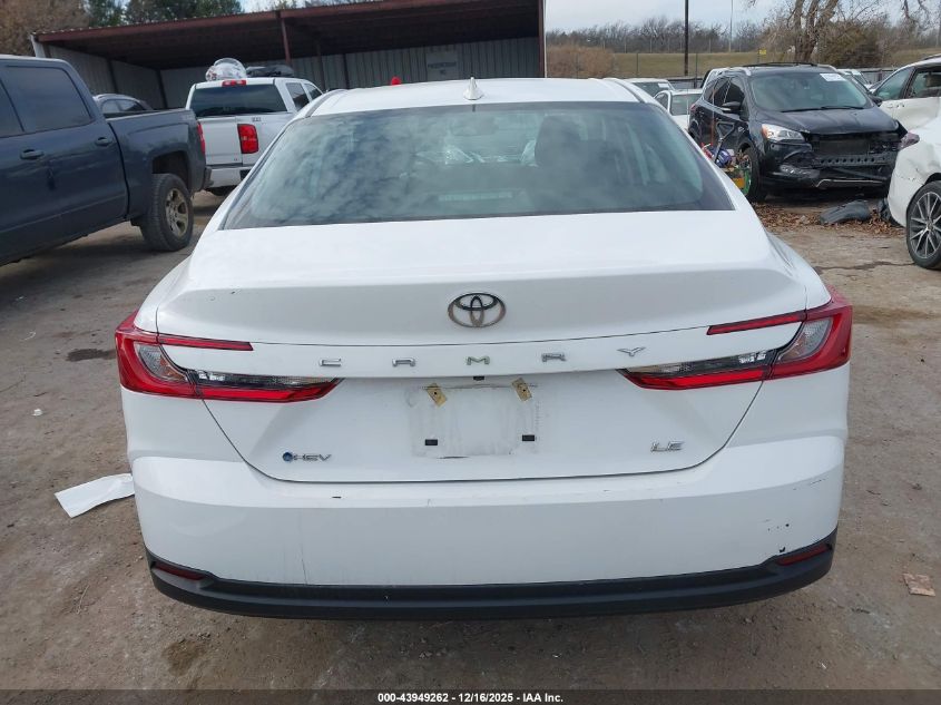 2025 Toyota Camry Le VIN: 4T1DAACK3SU532853 Lot: 43949262