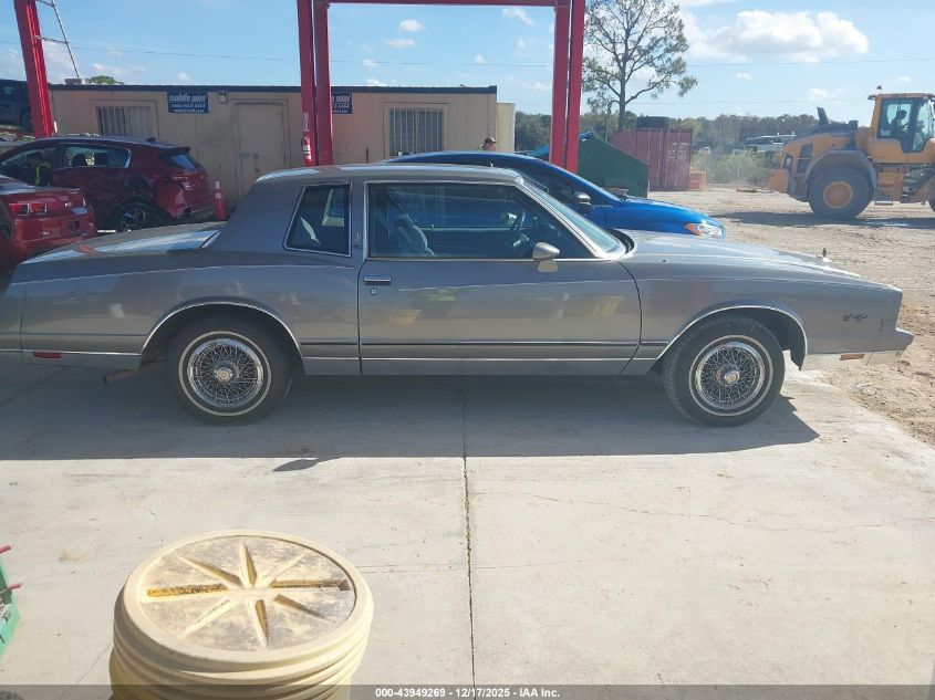 1985 Chevrolet Monte Carlo VIN: 1G1GZ37Z4FR154461 Lot: 43949269