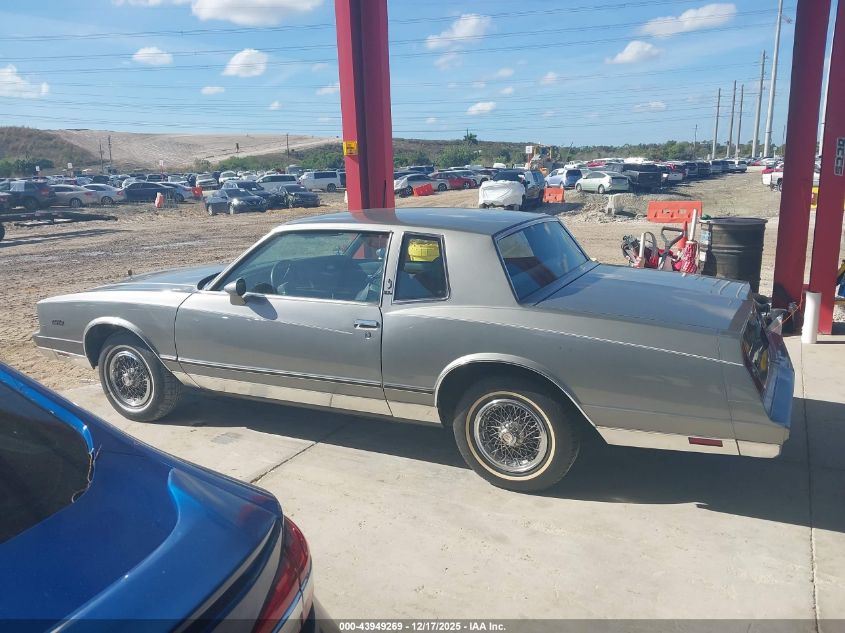 1985 Chevrolet Monte Carlo VIN: 1G1GZ37Z4FR154461 Lot: 43949269