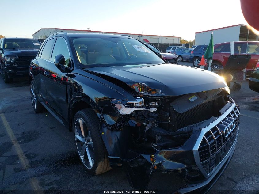 2021 Audi Q3 Premium Plus 45 Tfsi S Line Quattro Tiptronic VIN: WA1EECF3XM1145180 Lot: 43949275