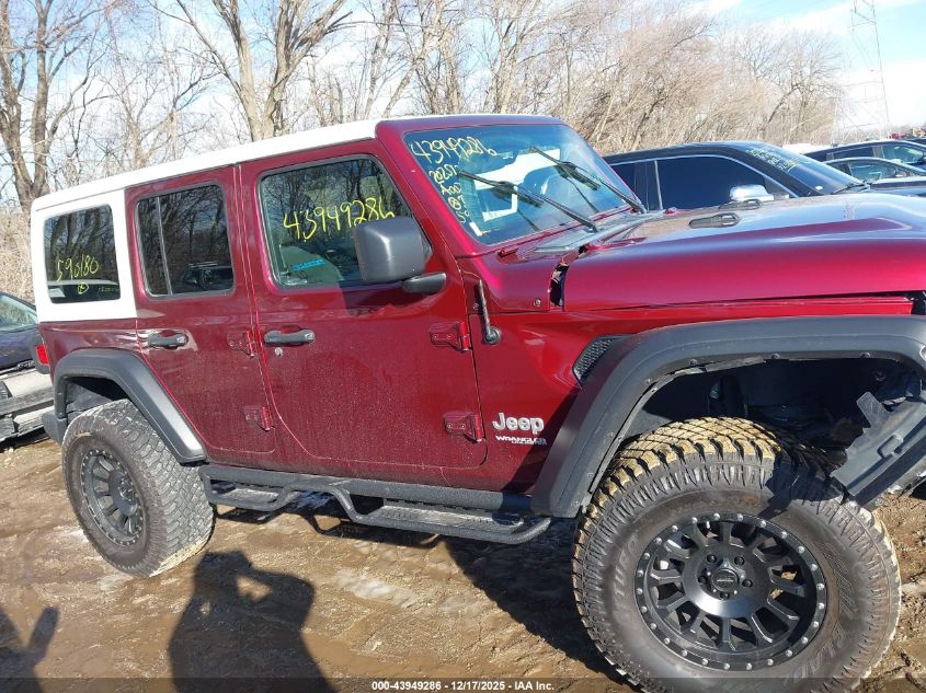 2021 Jeep Wrangler Unlimited Islander 4X4 VIN: 1C4HJXDG1MW590180 Lot: 43949286