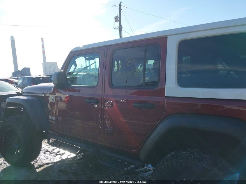 2021 Jeep Wrangler Unlimited Islander 4X4 VIN: 1C4HJXDG1MW590180 Lot: 43949286