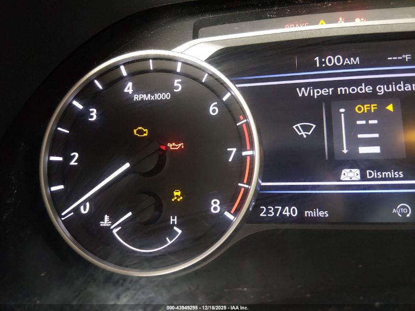 2025 Nissan Sentra Sv VIN: 3N1AB8CV1SY242912 Lot: 43949295