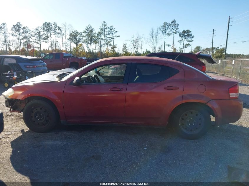 2008 Dodge Avenger Se VIN: 1B3LC46K18N179721 Lot: 43949297