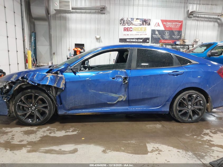 2020 Honda Civic Sport VIN: 19XFC2F89LE010337 Lot: 43949298