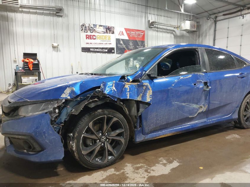 2020 Honda Civic Sport VIN: 19XFC2F89LE010337 Lot: 43949298