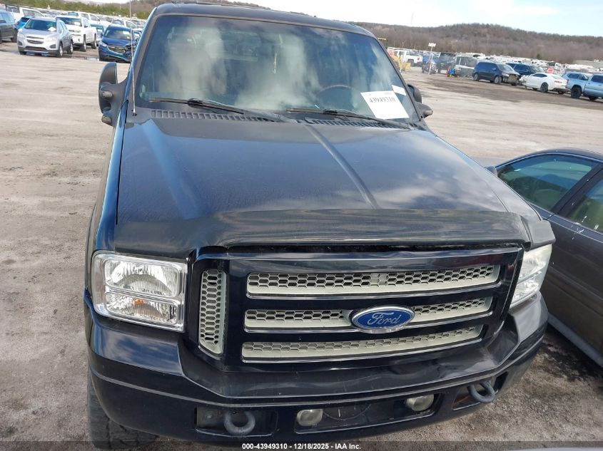 2005 Ford Excursion Limited VIN: 1FMSU43P55EA84335 Lot: 43949310
