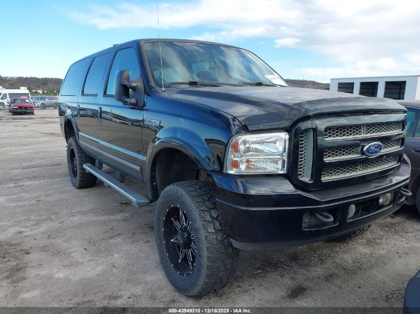2005 Ford Excursion Limited VIN: 1FMSU43P55EA84335 Lot: 43949310