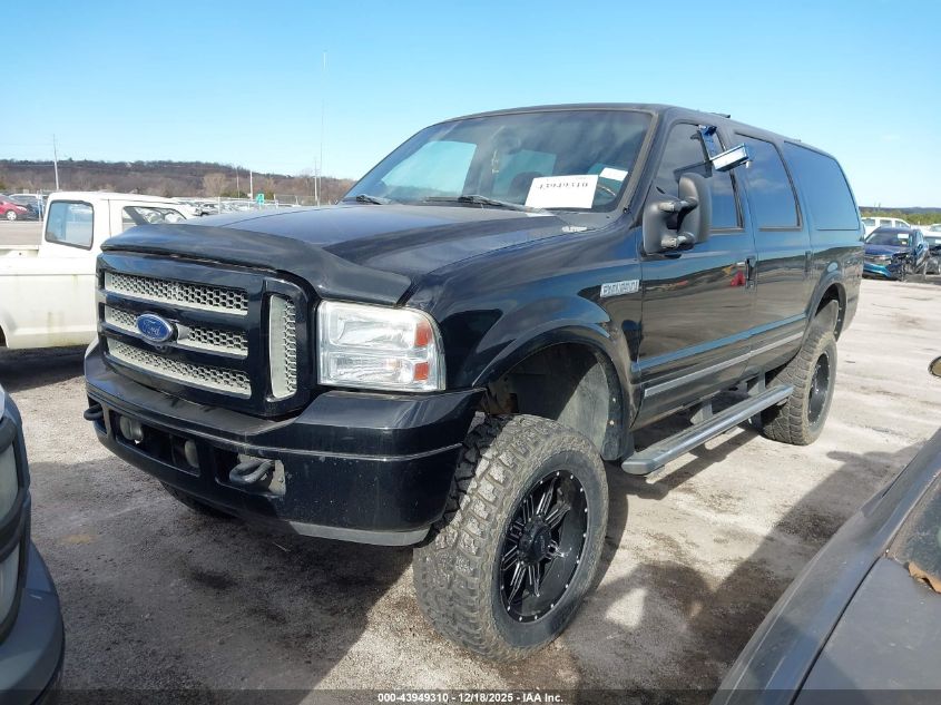 2005 Ford Excursion Limited VIN: 1FMSU43P55EA84335 Lot: 43949310