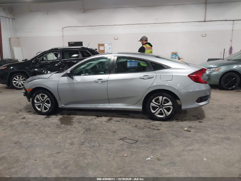 2018 Honda Civic Lx VIN: 19XFC2F54JE028151 Lot: 43949311