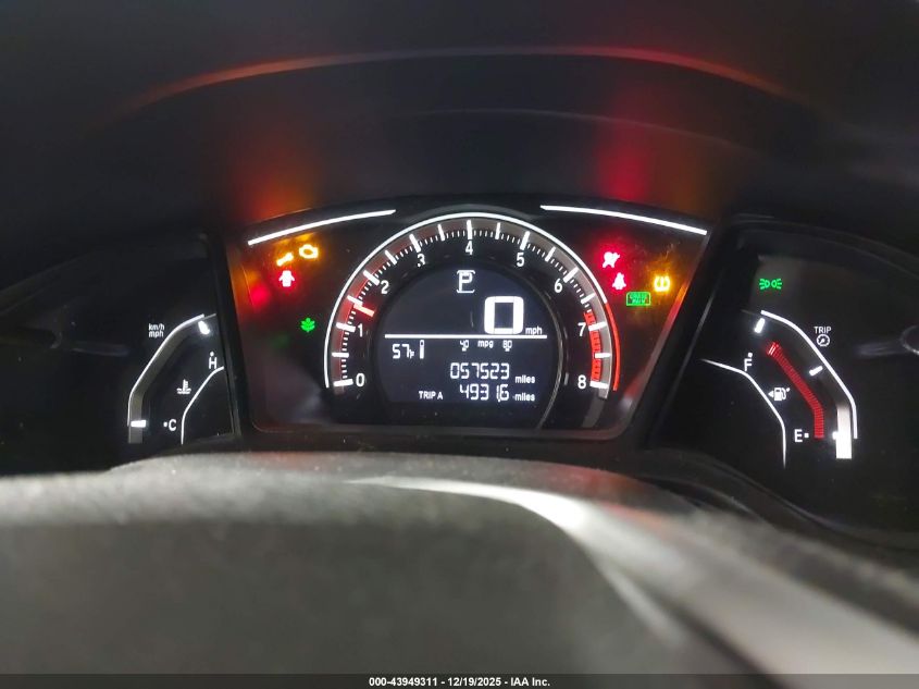 2018 Honda Civic Lx VIN: 19XFC2F54JE028151 Lot: 43949311