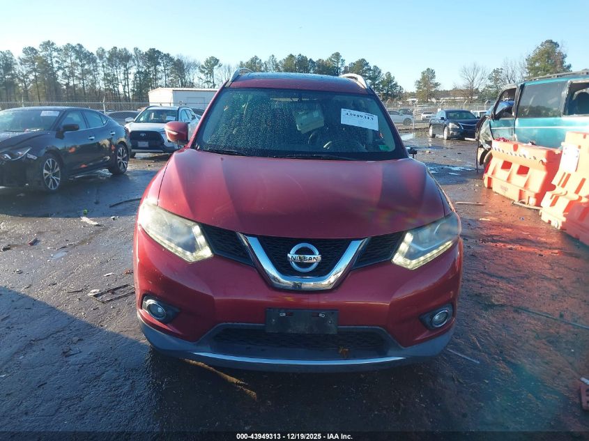2015 Nissan Rogue Sl VIN: 5N1AT2MV3FC888694 Lot: 43949313