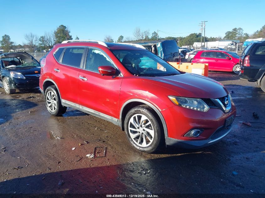 2015 Nissan Rogue Sl VIN: 5N1AT2MV3FC888694 Lot: 43949313