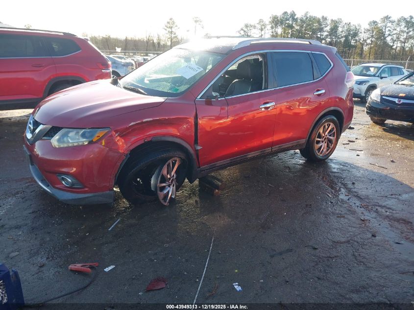 2015 Nissan Rogue Sl VIN: 5N1AT2MV3FC888694 Lot: 43949313