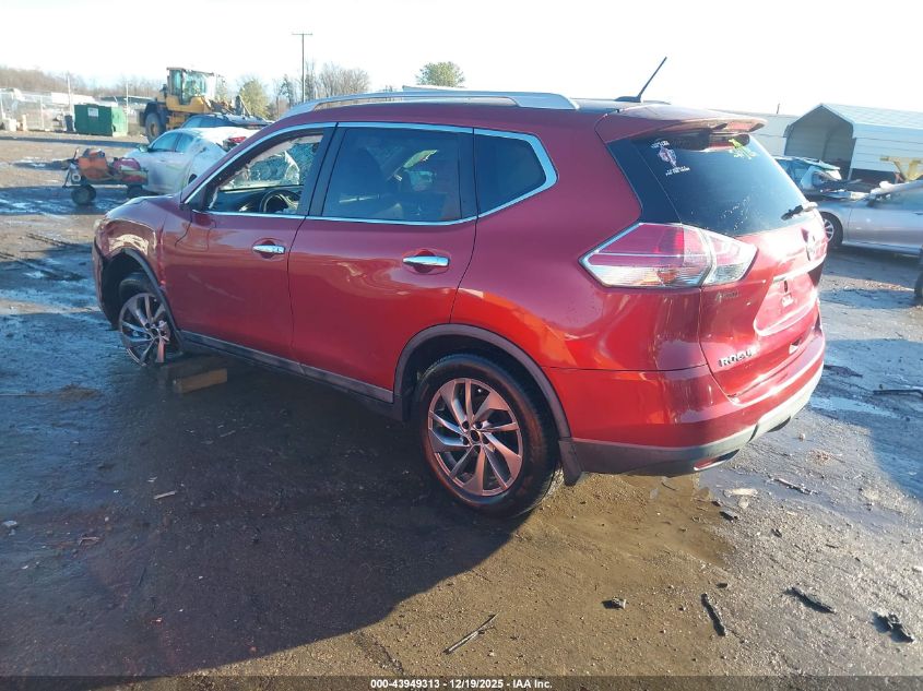 2015 Nissan Rogue Sl VIN: 5N1AT2MV3FC888694 Lot: 43949313