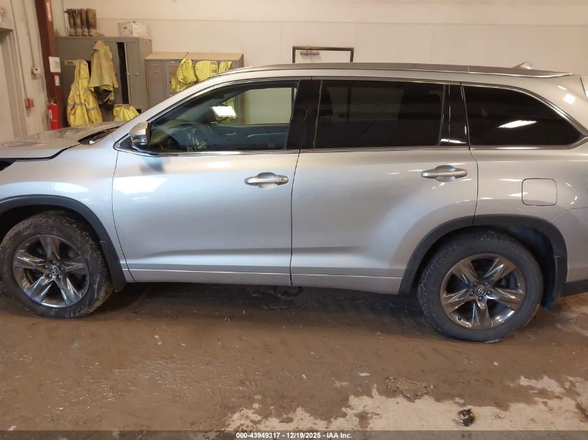 2017 Toyota Highlander Limited Platinum VIN: 5TDDZRFH7HS399216 Lot: 43949317