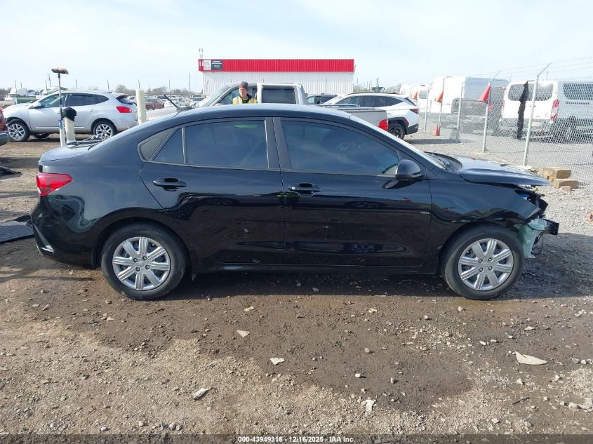 2023 Kia Rio Lx VIN: 3KPA24ADXPE616586 Lot: 43949316