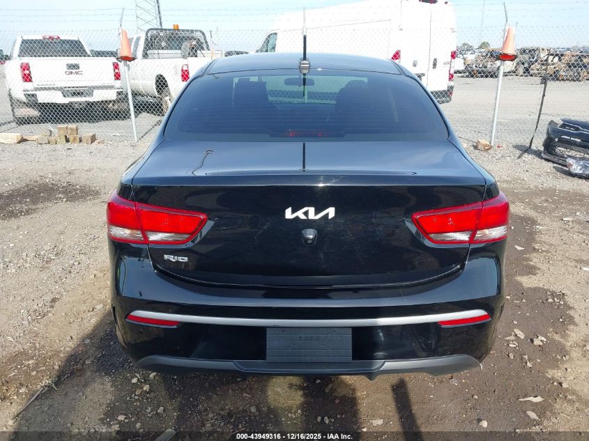 2023 Kia Rio Lx VIN: 3KPA24ADXPE616586 Lot: 43949316
