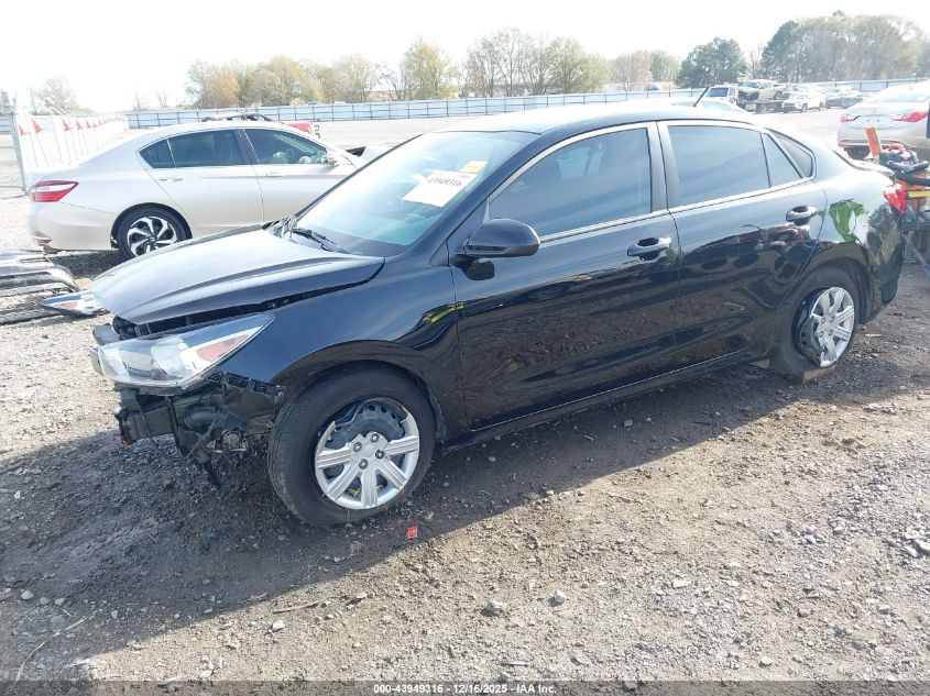 2023 Kia Rio Lx VIN: 3KPA24ADXPE616586 Lot: 43949316