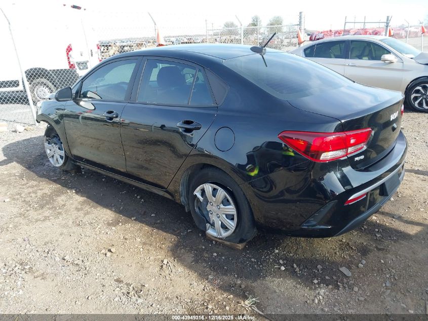 2023 Kia Rio Lx VIN: 3KPA24ADXPE616586 Lot: 43949316