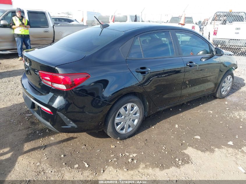 2023 Kia Rio Lx VIN: 3KPA24ADXPE616586 Lot: 43949316