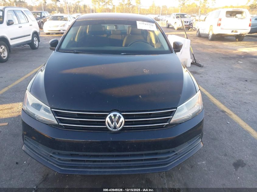 2015 Volkswagen Jetta 2.0L S VIN: 3VW2K7AJ7FM292039 Lot: 43949326