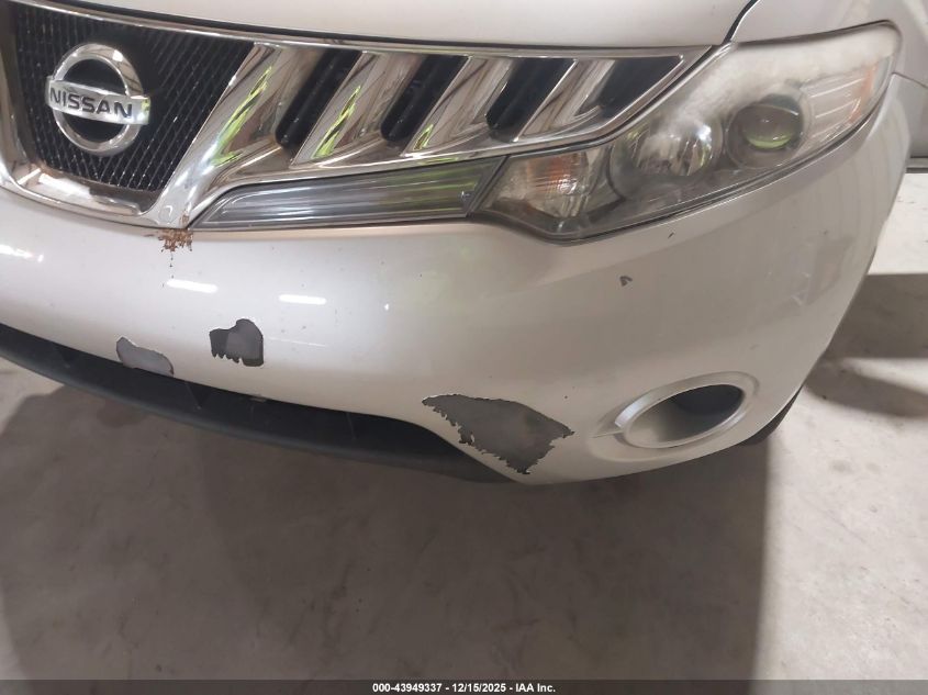 2010 Nissan Murano S VIN: JN8AZ1MU2AW012361 Lot: 43949337