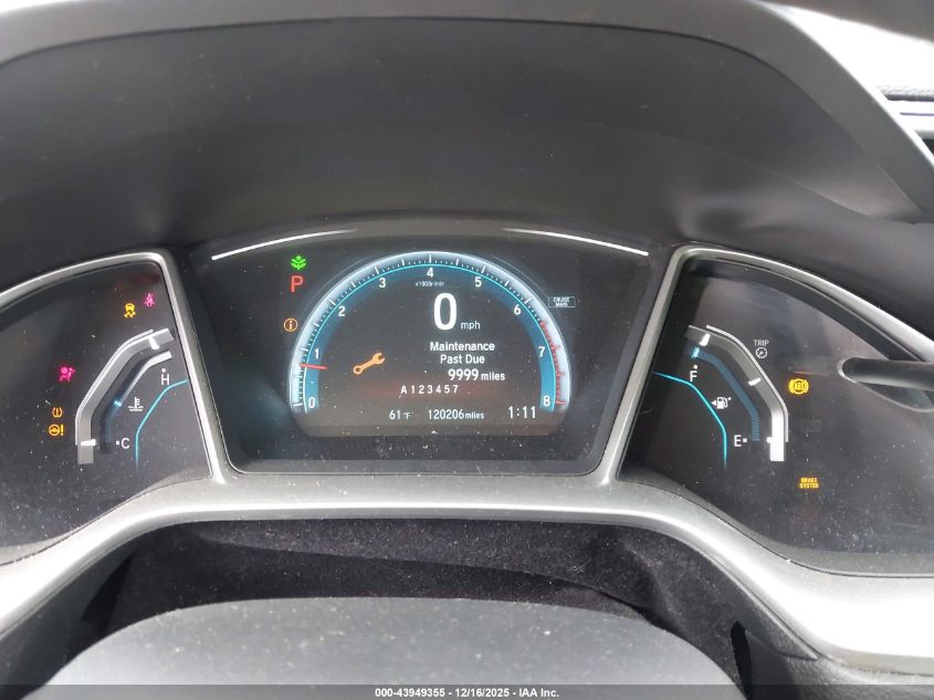 2016 Honda Civic Ex-T VIN: 19XFC1F39GE043312 Lot: 43949355