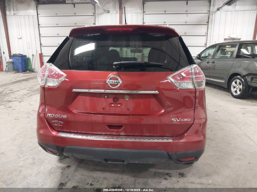 2015 Nissan Rogue Sv VIN: 5N1AT2MV5FC903325 Lot: 43949356