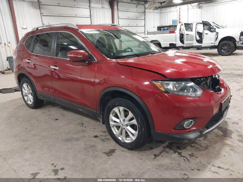 2015 Nissan Rogue Sv VIN: 5N1AT2MV5FC903325 Lot: 43949356