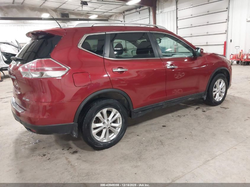 2015 Nissan Rogue Sv VIN: 5N1AT2MV5FC903325 Lot: 43949356