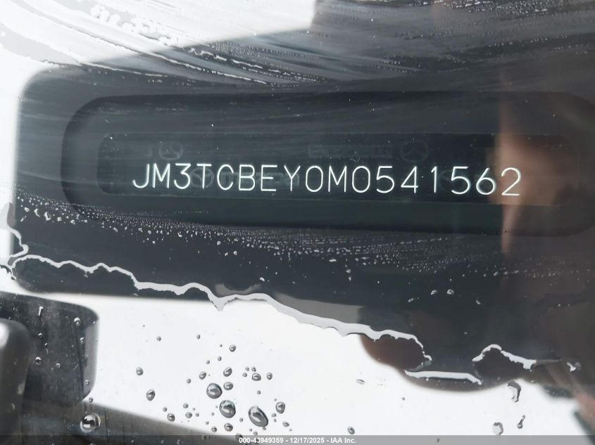 2021 Mazda Cx-9 Signature VIN: JM3TCBEY0M0541562 Lot: 43949359