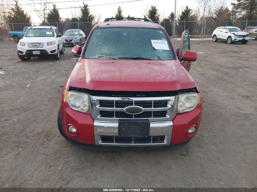 2010 Ford Escape Limited VIN: 1FMCU9E79AKC99677 Lot: 43949362