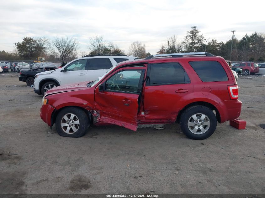2010 Ford Escape Limited VIN: 1FMCU9E79AKC99677 Lot: 43949362