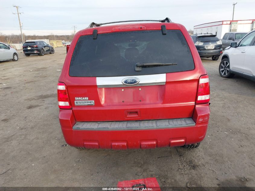 2010 Ford Escape Limited VIN: 1FMCU9E79AKC99677 Lot: 43949362
