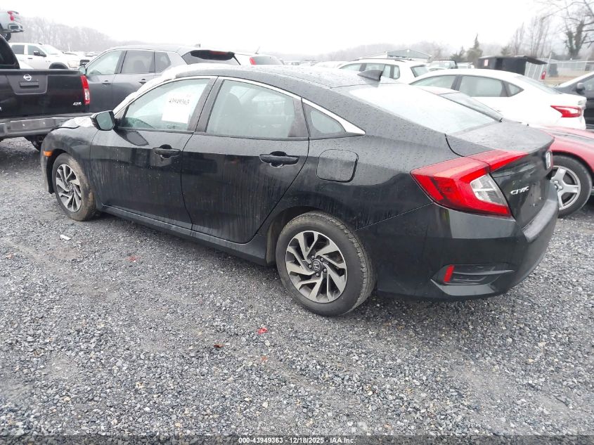 2018 Honda Civic Ex VIN: 2HGFC2F75JH511770 Lot: 43949363
