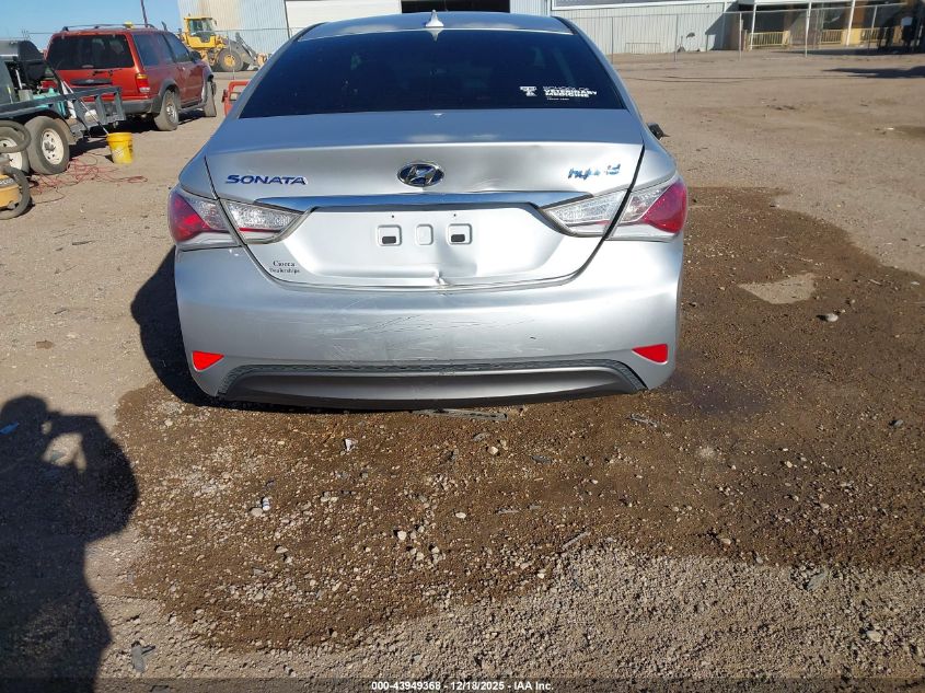 2012 Hyundai Sonata Hybrid VIN: KMHEC4A48CA034459 Lot: 43949368